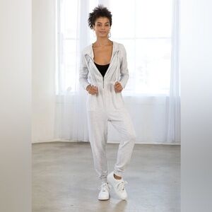 Lovestitch Heather Gray Jumpsuit sz M